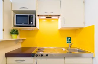 Fulham Residence Accommodation - Studio Kitchen