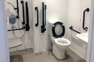 New Cross Residence Accommodation - Accessible Bathroom