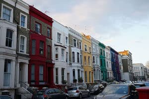 Notting Hill bunte Häuser