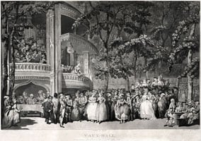 Thomas Rowlandson-Vaux-Hall-Dr Johnson, Oliver Goldsmith, Mary Robinson, et al.